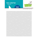 LF2982 lawn fawn clippings stencil snow flurries