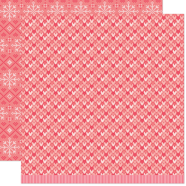 LF2984 lawn fawn knit picky winter warm beanie B