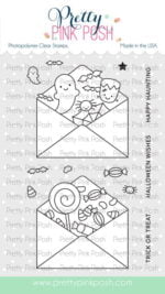 Pretty Pink Posh Clear Stamps Halloween Envelopes