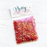 Pretty Pink Posh Clay Confetti Ruby Red Pearls Pack