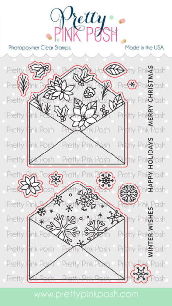 Pretty Pink Posh Coordinating Cutting Dies Holiday Envelopes2