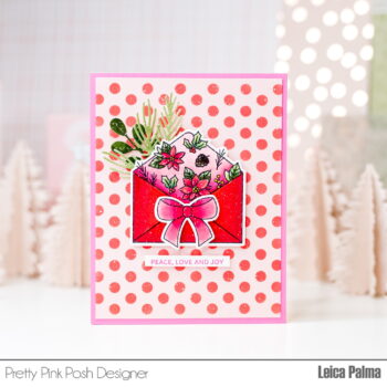 Pretty Pink Posh HolidayEnvelopes Leica