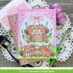 LF3001 Lawn Fawn Clear Stamps Wood You Be Mine 1