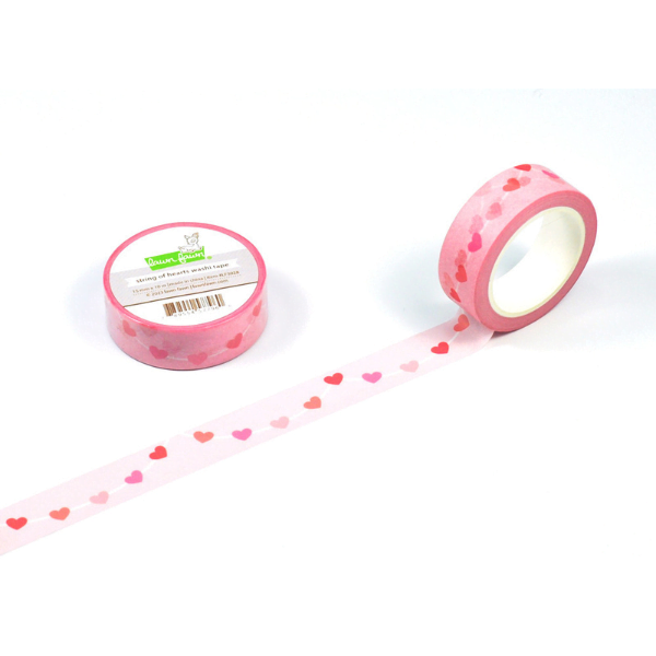 LF3028 Lawn Fawn String Of Hearts Washi Tape