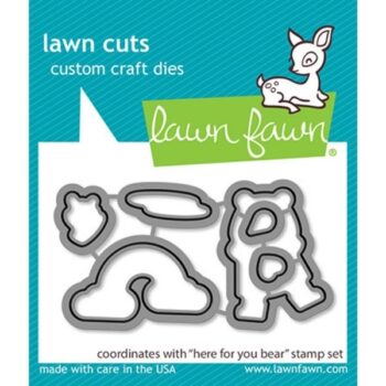 LF2846 Lawn Fawn Coordinating cutting dies Here For You Bear