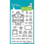 LF3071 Lawn Fawn Clear Stamps Wheely Great Day