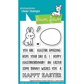 LF3079 Lawn Fawn Clear Stamps Eggstraordinary Easter Add On