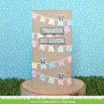 LF3099 Lawn Fawn Stand Alone Cutting Dies Fishtail banner borders example