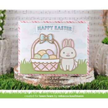 LF3101 Lawn Fawn Stand Alone Cutting Dies Eggcellent Easter Basket example