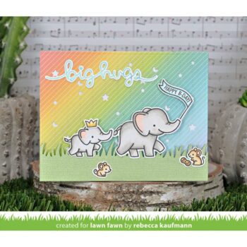 LF3105 Lawn Fawn Stand Alone Cutting Dies Dotted Moon and Stars Backdrop landscape example