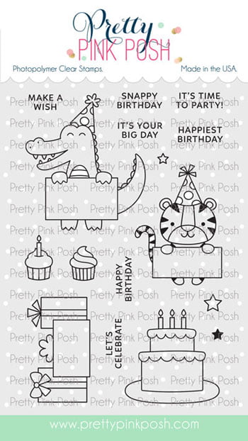 Pretty Pink Posh Clear Stamps Birthday Signs