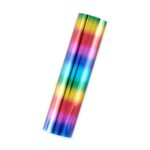 spellbinders mini rainbow stripe glimmer hot foil