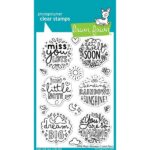 LF3134 Lawn fawn clear stamps more magic messages