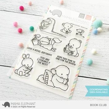 Mama Elephant Clear Stamps Book Club grande.png