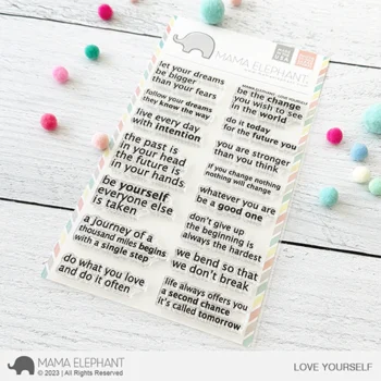Mama Elephant Clear Stamps Love Yourself grande.png