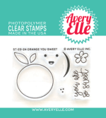 ST2324 Avery Elle clear stamps Orange You Sweet