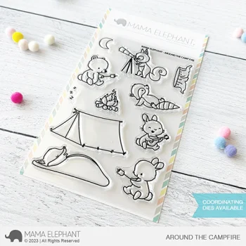Mama Elephant Clear Stamps Around The Campfire grande.png