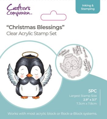 cc clearstamp christmas blessings