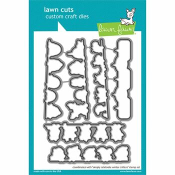 LF3232 lawn fawn coordinating cutting dies simply celebrate winter critters