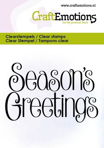craftemotions clearstamps 6x7cm tekst seasons greetings en 330663 nl G