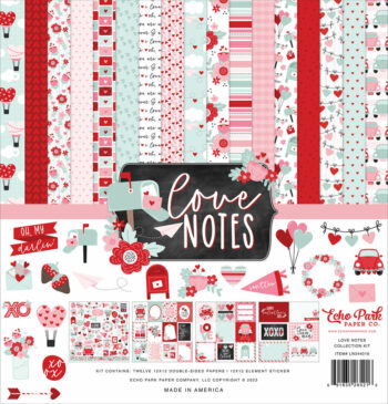 echo park love notes 12x12 inch collection kit ln3