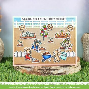 LF3340 Lawn Fawn Clear Stamps Veggie Happy (5)