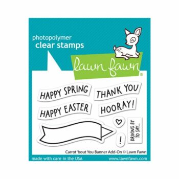 LF3351 lawn fawn clear stamps carrot bout you banner add on