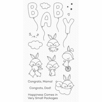 MFT CS 859 Clear Stamps Happiness Comes in Very Small Packages main