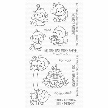 MFT JB 034 clear stamps jenoblade monkey around main
