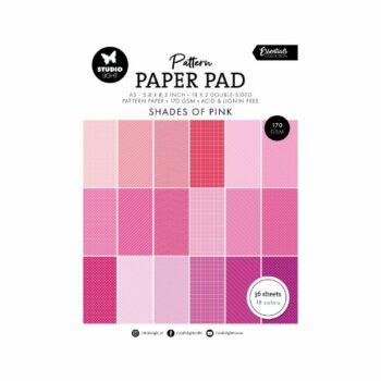 Studio Light Pattern Paper Pad Shades Of Pink SL ES PP163