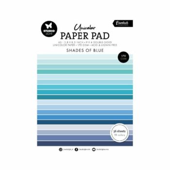 Studio Light Unicolor Paper Pad Shades Of Blue SL ES UPP157