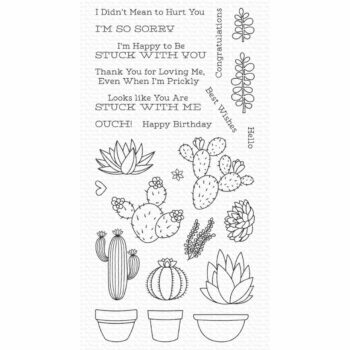 MFT LLD 108 Clear Stamps Sweet Succulents